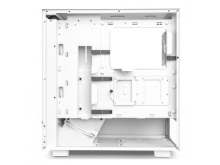 Gabinete Gamer NZXT H5 Flow RGB, Mid Tower, Vidro Temperado, ATX, Black, Sem Fonte, Com 4 Fans, CC-H51FB-R1