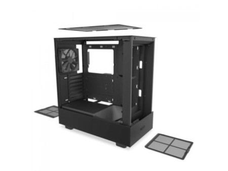 Gabinete Gamer NZXT H210, Mini Tower, Vidro Temperado, White, Sem Fonte, Com 2 Fans, CA-H210B-W1