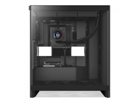Gabinete Gamer NZXT H7 Elite, Mid Tower, Vidro Temperado, ATX, Black, Sem Fonte, Com 4 Fans, CM-H71EB-02
