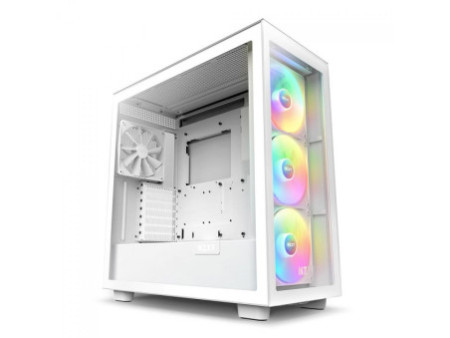 Gabinete Gamer NZXT H5 Elite, Mid Tower, Vidro Temperado, ATX, Black, Sem Fonte, Com 3 Fans, CC-H51EB-01