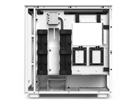 Gabinete Gamer NZXT H5 Elite, Mid Tower, Vidro Temperado, ATX, Black, Sem Fonte, Com 3 Fans, CC-H51EB-01