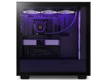 Gabinete Gamer NZXT H7 Elite Mid Tower, Vidro Temperado, Black, ATX, Sem Fonte, 4 Fans, CM-H71EB-01