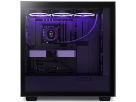 Gabinete Gamer NZXT H7 Flow Mid Tower, Vidro Temperado, White, ATX, Sem Fonte, 2 Fans, CM-H71FW-01