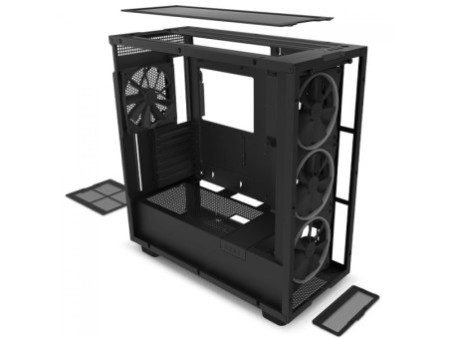 Gabinete Gamer NZXT H7 Flow Mid Tower, Vidro Temperado, White, ATX, Sem Fonte, 2 Fans, CM-H71FW-01