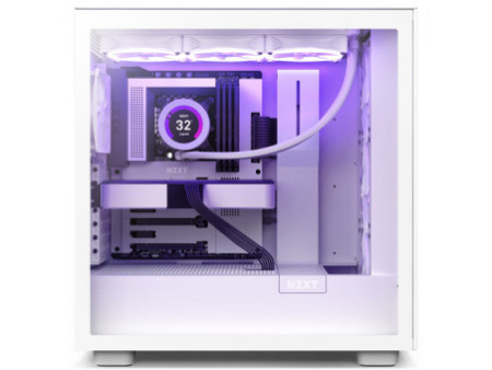 Gabinete Gamer NZXT H7 Mid Tower, Vidro Temperado, White, ATX, Sem Fonte, 2 Fans, CM-H71BW-01