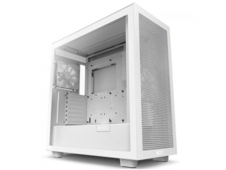 Gabinete Gamer NZXT H7 Mid Tower, Vidro Temperado, White, ATX, Sem Fonte, 2 Fans, CM-H71BW-01