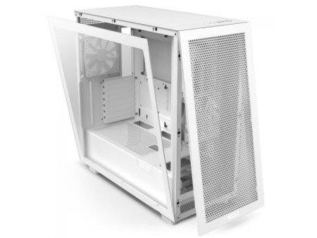 Gabinete Gamer NZXT H7 Mid Tower, Vidro Temperado, White, ATX, Sem Fonte, 2 Fans, CM-H71BW-01