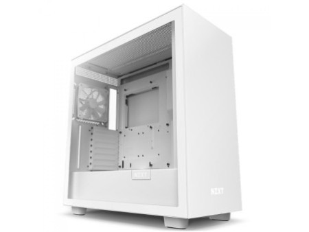 Gabinete Gamer NZXT H7 Mid Tower, Vidro Temperado, White/Black, ATX, Sem Fonte, 2 Fans, CM-H71BG-01