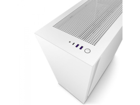 Gabinete Gamer NZXT H7 Mid Tower, Vidro Temperado, White/Black, ATX, Sem Fonte, 2 Fans, CM-H71BG-01