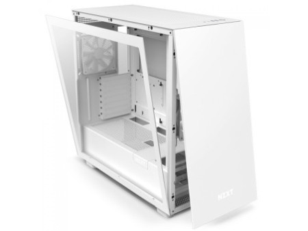 Gabinete Gamer NZXT H7 Mid Tower, Vidro Temperado, White/Black, ATX, Sem Fonte, 2 Fans, CM-H71BG-01