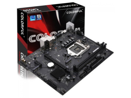 Placa Mãe Colorful CH510M-E M.2 V20, Chipset H510, Intel LGA 1200, MATX, DDR4