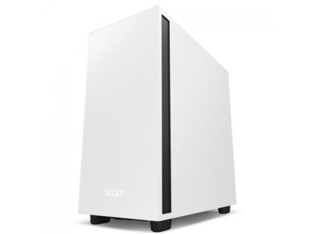 Gabinete Gamer NZXT H7 Flow Mid Tower, Vidro Temperado, White/Black, ATX, Sem Fonte, 2 Fans, CM-H71FG-01