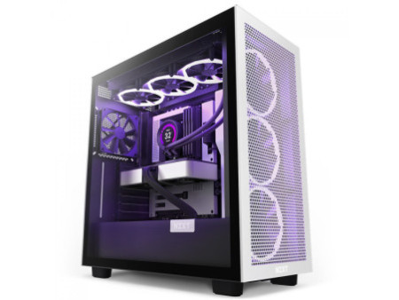 Gabinete Gamer NZXT H7 Mid Tower, Vidro Temperado, Black, ATX, Sem Fonte, 2 Fans, CM-H71BB-01