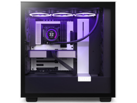 Gabinete Gamer NZXT H7 Mid Tower, Vidro Temperado, Black, ATX, Sem Fonte, 2 Fans, CM-H71BB-01