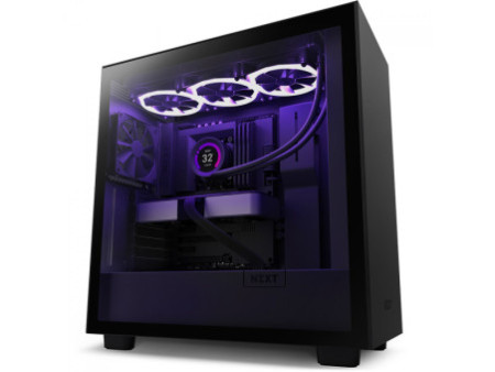 Gabinete Gamer NZXT H1, Mini Tower, Vidro Temperado, Mini ITX, White, Com Fonte, Com Watercooler, CA-H16WR-W1-US