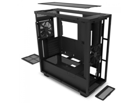 Gabinete Gamer NZXT H1, Mini Tower, Vidro Temperado, Mini ITX, White, Com Fonte, Com Watercooler, CA-H16WR-W1-US