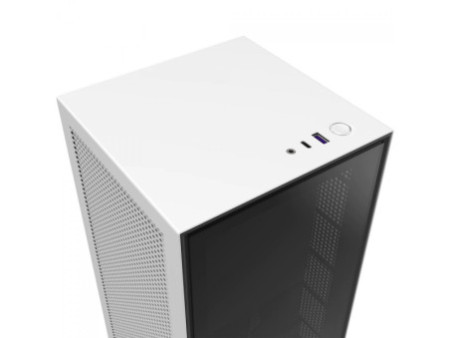 Gabinete Gamer NZXT H510 Flow, Mid Tower, Vidro Temperado, White, ATX, Sem Fonte, Com 2 Fans, CA-H52FW-01