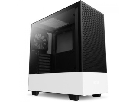 Gabinete Gamer NZXT H510 Flow, Mid Tower, Vidro Temperado, Black, ATX, Sem Fonte, Com 2 Fans, CA-H52FB-01
