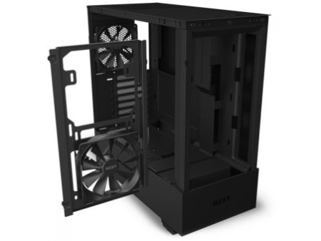 Gabinete Gamer NZXT, H710i, Mid Tower, Vidro Temperado, Red, Sem Fonte, Com 4 Fans