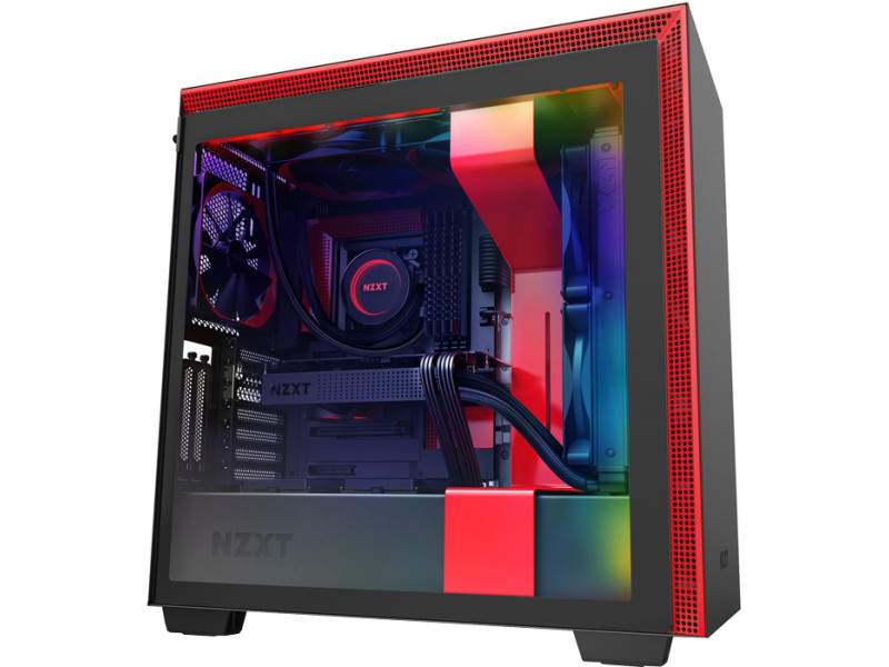 Gabinete Gamer NZXT H510, Mid Tower, Vidro Temperado, Black, Sem Fonte, Com 2 Fans, CA-H510B-B1