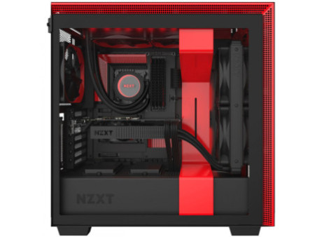 Gabinete Gamer NZXT H510, Mid Tower, Vidro Temperado, Black, Sem Fonte, Com 2 Fans, CA-H510B-B1
