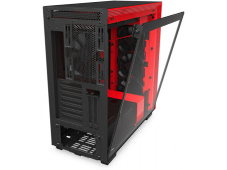 Gabinete Gamer NZXT H510, Mid Tower, Vidro Temperado, Black, Sem Fonte, Com 2 Fans, CA-H510B-B1