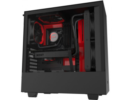 Gabinete Gamer NZXT H510, Mid Tower, Com 2 Fans, Vidro Temperado, White, Sem Fonte, CA-H510B-W1