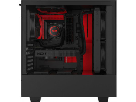 Gabinete Gamer NZXT H510, Mid Tower, Com 2 Fans, Vidro Temperado, White, Sem Fonte, CA-H510B-W1