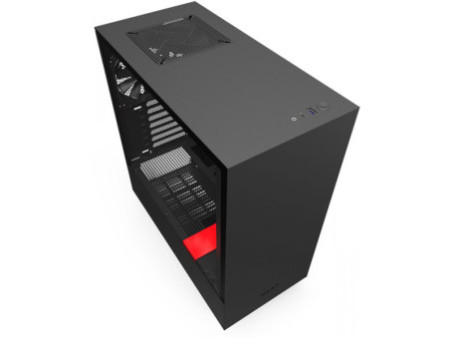 Gabinete Gamer NZXT H510, Mid Tower, Com 2 Fans, Vidro Temperado, White, Sem Fonte, CA-H510B-W1