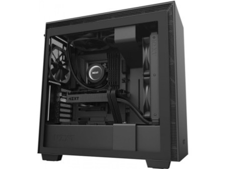 Gabinete Gamer NZXT, H710, Mid Tower, Vidro Temperado, Red, Sem Fonte, Com 4 Fans