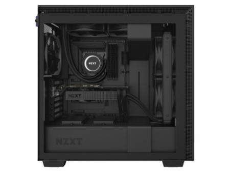 Gabinete Gamer NZXT, H710, Mid Tower, Vidro Temperado, Red, Sem Fonte, Com 4 Fans