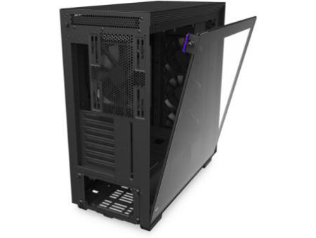 Gabinete Gamer NZXT, H710, Mid Tower, Vidro Temperado, Red, Sem Fonte, Com 4 Fans