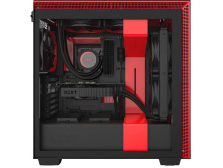 Gabinete Gamer NZXT H710, Mid Tower, Vidro Temperado, White, CA-H710B-W1, Sem Fonte, Com 4 Fans