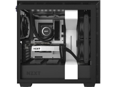 Gabinete Gamer NZXT H210i, Mini Tower, Vidro Temperado, White, Sem Fonte, Com 2 Fans, CA-H210I-W1