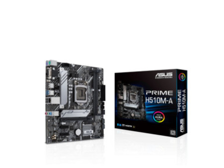 Placa Mãe ASUS PRIME H510M-A, Chipset H510, Intel LGA 1200, mATX, DDR4, 90MB17C0-M0EAY0