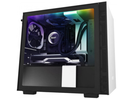 Gabinete Gamer NZXT H210i, Mini Tower, Vidro Temperado, Black, Sem Fonte, Com 2 Fans, CA-H210I-B1