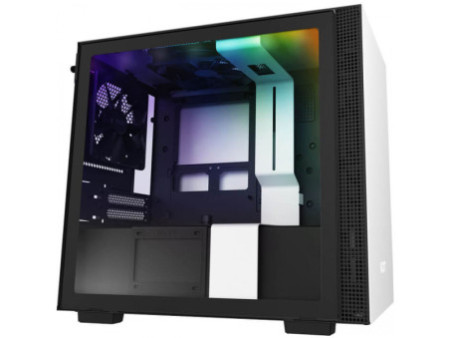 Gabinete Gamer NZXT H210i, Mini Tower, Vidro Temperado, Black, Sem Fonte, Com 2 Fans, CA-H210I-B1