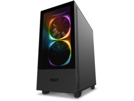 Gabinete Gamer NZXT H200, Mini Tower, Com 2 Fans, Vidro Temperado, Black-Red, S-Fonte, CA-H200B-BR