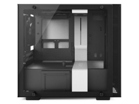 Gabinete Gamer NZXT H200i Smart, Com 2 Fans, Vidro Temperado, Black, Sem Fonte, CA-H200W-BB
