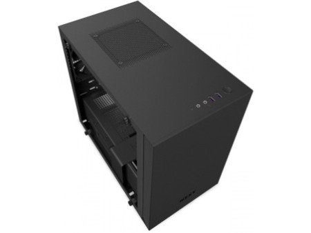 Gabinete Gamer NZXT H200, Mini Tower, Com 2 Fans, Vidro Temperado, Black-Blue, Sem Fonte, CA-H200B-BL
