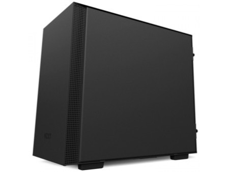 Gabinete Gamer NZXT H200, Mini Tower, Com 2 Fans, Vidro Temperado, Black-Blue, Sem Fonte, CA-H200B-BL