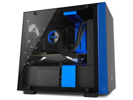Gabinete Gamer NZXT H200, Mini Tower, Com 2 Fans, Vidro Temperado, White, Sem Fonte, CA-H200B-W1