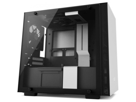 Gabinete Gamer NZXT H200, Mini Tower, Com 2 Fans, Vidro Temperado, Black, Sem Fonte, CA-H200B-B1