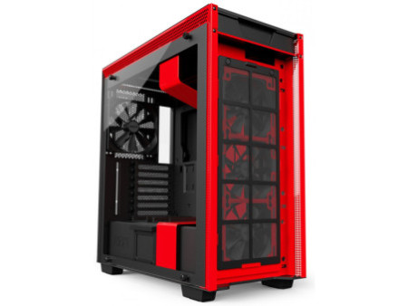 Gabinete Gamer NZXT H700, Mid Tower, Com 4 Fans, Vidro Temperado, Black-Blue, Sem Fonte, CA-H700B-BL