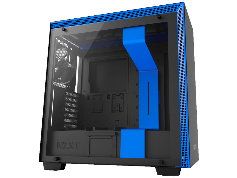 Gabinete Gamer NZXT H500, Mid Tower, Com 2 Fans, Vidro Temperado, Black, Sem Fonte, CA-H500B-B1