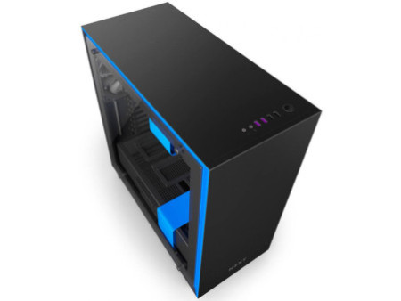 Gabinete Gamer NZXT H500, Mid Tower, Com 2 Fans, Vidro Temperado, Black, Sem Fonte, CA-H500B-B1