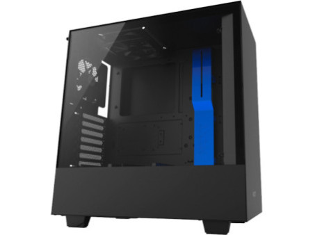 Gabinete Gamer NZXT H500, Mid Tower, Com 2 Fans, Vidro Temperado, Black-Red, Sem Fonte, CA-H500B-BR