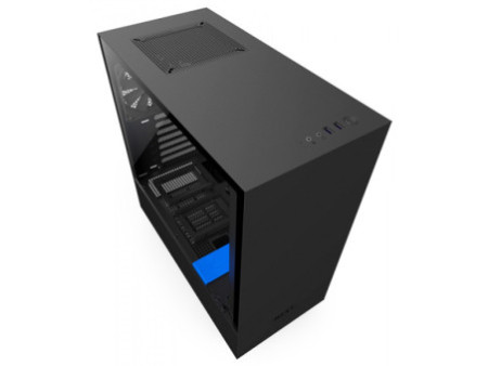 Gabinete Gamer NZXT H500, Mid Tower, Com 2 Fans, Vidro Temperado, Black-Red, Sem Fonte, CA-H500B-BR