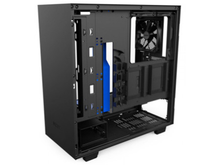 Gabinete Gamer NZXT H500, Mid Tower, Com 2 Fans, Vidro Temperado, Black-Red, Sem Fonte, CA-H500B-BR