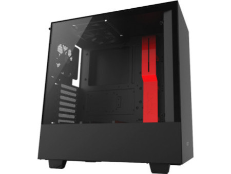 Gabinete Gamer NZXT H500, Mid Tower, Com 2 Fans, Vidro Temperado, White, Sem Fonte, CA-H500B-W1